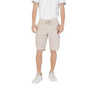 Hugo Boss Beige Polyester Bermuda Men's Shorts